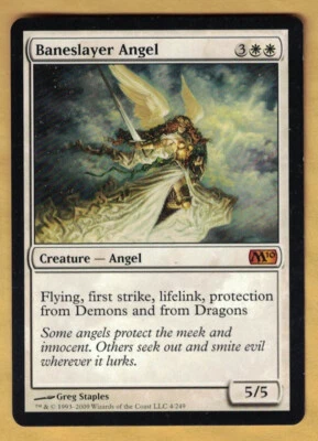 Baneslayer Angel  (M10 Core Set,  Mythic,  2009)   MTG - Image 1 of 2