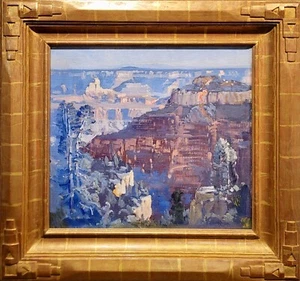 Fitch Fulton - 1920s View of the Grand Canyon - Oil Painting - Picture 1 of 11