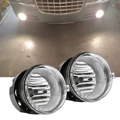 Fog Light Set For 2005-2009 Dodge Grand Caravan 2005-2008 Pacifica Front 2Pc - Image 1 of 4