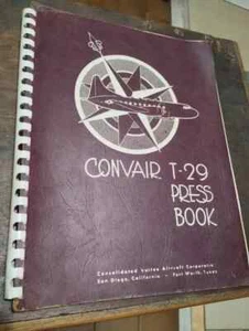 AVIÓN LIBRO DE PRENSA ANTIGUO Y RARO Convair T 29 - Imagen 1 de 10