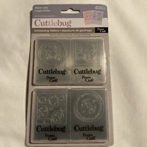 Cuttlebug Embossing Folder von Provo Craft - 4er Pack Winter Gelee Schneeflocken - Bild 1 von 1
