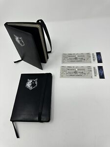Minnesota Timberwolves note books(2) with (2)2013 vs. Lakers Kobe Bryant Tickets