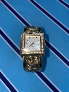 Stunning Vintage Elgin II Ladies Abalone Quartz Bangle Watch ELS38 New Battery - Picture 1 of 7