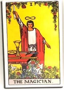 2x3 Kühlschrank/Spind Magnet Tarot Major Arcana Der Magier - Bild 1 von 2