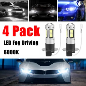 4x H3 LED Fog Driving White Light Bulbs 4014 Conversion Kit Super Bright 6000K - Picture 1 of 10