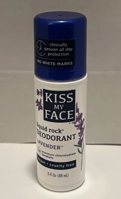 Kiss My Face Desodorante Líquido Rock Lavanda Roll On 3 oz Vegano Sem Alumínio - Imagem 1 de 2