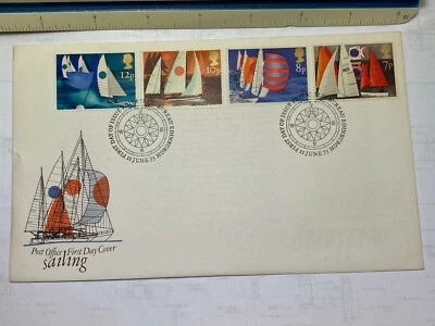 United Kingdom First Day Cover Sailing 1975  - Image 1 of 2