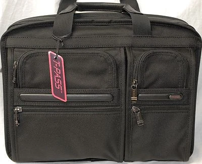 Tumi トゥミ 26516 T Pass Laptop Briefcase Messenger Business Bag Men Father Gift - Image 1 of 4