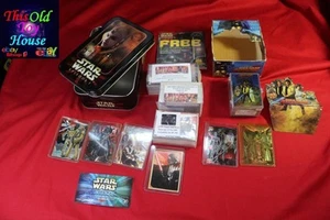 TOPPS STAR WARS MOVIE CARD SETS 96' FINEST 02' AOTC 05' ROTS & HERITAGE INSERTS - Picture 1 of 12