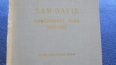 Sam Davis Confederate Hero RARE SIGNED Edythe Whitley **1947** Copy + Postcard - Image 1 of 4