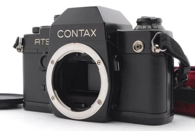 Trabajo 【CASI COMO NUEVO】 CONTAX RTS II Cuarzo 35mm SLR Cámara Película Cuerpo Negro De JAPÓN Foto 1 de 4