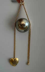 Juicy Couture Vintage Y2K 2000s Hangtag Charm Palla Pure Juicy Royal 5" - Foto 1 di 3