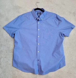 Camisa Nautica Classic Fit Para Hombre NauticaFlex Manga Corta Azul Talla XXL - Imagen 1 de 2