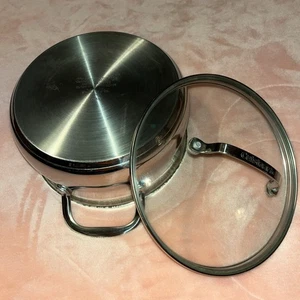 Cuisinart 4qt. Stainless Steel 2-Handle Dutch Oven With Glass Lid #4544-22 - Picture 1 of 7