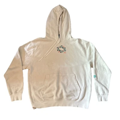 Nike Air Hoodie Sweater Mens Large Beige Streetwear Air Logo Basketball L Run - Image 1 of 4