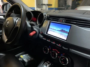 AUTORADIO Alfa Romeo Giulietta GPS 7"HD ANDROID 14 Wi-Fi 4G Usb Sd Carplay DSP - Picture 1 of 12