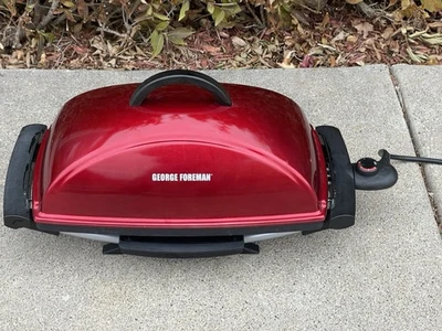George Foreman GFO201R 12-Serving Indoor/Outdoor Rectangular Electric Grill - Image 1 of 4