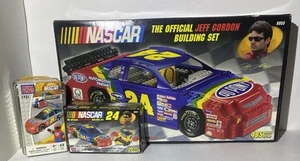 1999 NASCAR Jeff Gordon 24 Mega Bloks 9955 Sealed 485 Pieces Set 9941, 1721 VTG - Picture 1 of 19