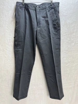 GH Bass & Co Maine Canvas Terrain Pant Mens Sz 34x30  Rugged Cotton Cargo Hiking - Image 1 of 4