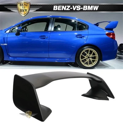 Fits 12-16 Subaru Impreza 15-21 WRX STI Style Trunk Spoiler Wing Unpainted ABS Foto 1 de 4