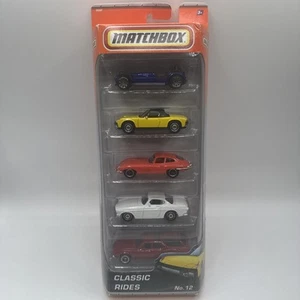 Pack de 5 Matchbox. Classic Rides Nº 12 - R500, P1800, 1971 Olds, 914, 1961 Jaguar. - Imagen 1 de 5