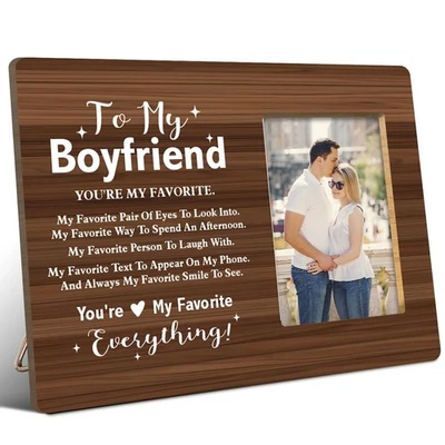 JANLAN Couple Picture Frame,Romantic Gifts for Him,Boyfriend Gifts for Birthd... - Image 1 of 4
