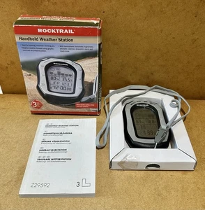 RockTrail Handheld Weather Station Hiking Barometer Altimeter Thermometer Etc - Picture 1 of 7
