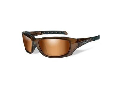 Wiley X Sunglasses Gravity Bronze Flash Lens/Brown Crystal Frame CCGRA06 - Image 1 of 4