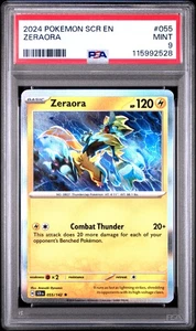 2024 Pokemon Screen-Stellar Crown #055 Zeraora PSA 9 - Bild 1 von 2