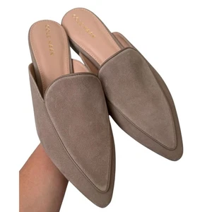 NUEVO Cole Haan Piper Punta Bronceado Gamuza Sin Cordones con Tacón de 1.5" Trabajo/Oficina-8.5 - Imagen 1 de 6