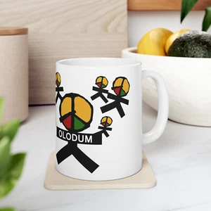 Olodum Festival Brazil Music Icon Logo 2 Sided 11oz Coffee Tea White Mug - Picture 1 of 2