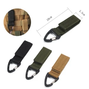 Outdoor Molle Tactique Nylon Porte - Clés Pour Sac À Bandoulière Gilet Sac À Dos - Picture 1 of 14