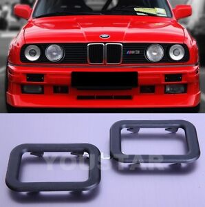 US STOCK x2 NEW Interior Door handle Trims for BMW E30 E24 E23 E28 Z1 635csi M6