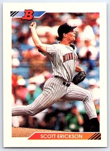 1992 Bowman Scott Erickson Minnesota Twins #53