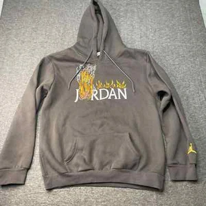 Nike Jordan Brand x Travis Scott Cactus Jack Flaming Mens Hoodie Size XXL - Picture 1 of 7
