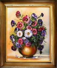 Ölgemälde Blumen Pflanzen Bild Bilder Gemälde Ölbilder Ölbild Mit Rahmen G15181