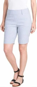 Hilary Radley Womens Midweight Mid Rise Pull On Bermuda Short - Picture 1 of 15
