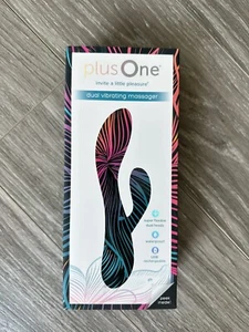 Plus One Dual Vibrating Massager Passion Pink 6704 Sealed - Picture 1 of 3
