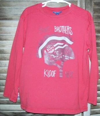 NAARTJIE KIDS l/s red Board Brothers skateboarding shirt~boy's size 7 years~XL~ - Изображение 1 из 2