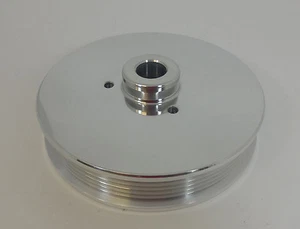 1979-1993 Ford Mustang 5.0L Power Steering Pulley Serpentine Billet Aluminum CNC - Picture 1 of 1