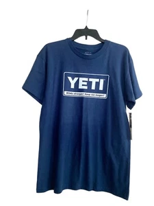 Yeti T Shirt Herren M Wildly Stonger Keeps Ice Longer Blau - Bild 1 von 10