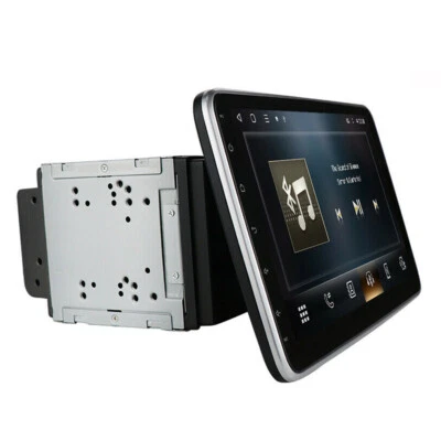 Double 2DIN Rotatable 10.1'' Android 13 4-Core Car Stereo Radio GPS Touch Screen - Image 1 of 4