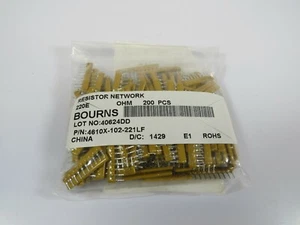 (200 NEW) 4610X-102-221LF Bourns Resistor Networks & Arrays 10pin - Picture 1 of 2