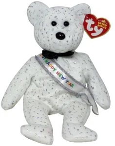 TY Beanie Babies - NEW - "New Year 2007" the Bear - Fast Shipping! - Picture 1 of 2