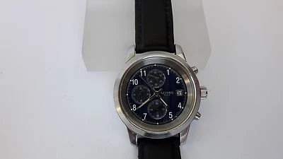 Хронограф AZZARO PARIS — синий циферблат, кварцевый механизм  - Изображение 1 из 4