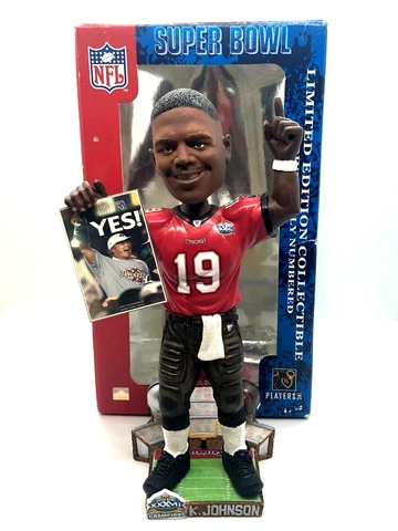 Keyshawn Johnson Tampa Bay Buccaneers Super Bowl Bobblehead Forever Limited 2037 Cover