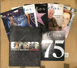 7 issues SCREEN ACTOR MAGAZINEs , SAG 75 YEARS & EXPOSED 10 YEARS IN HOLLYWOOD - Picture 1 of 8