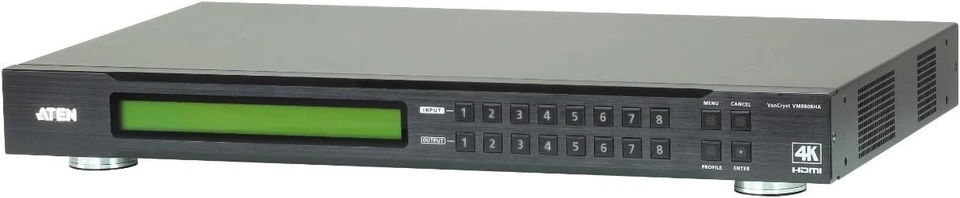 ATEN VM0808HA 8 x 8 4K HDMI Audio/Video Matrix Switch schwarz - Bild 1 von 1