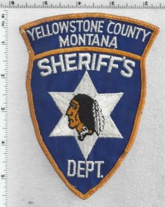 Yellowstone County Sheriff's Dept (Montana) 1st Issue Uniform Take-Off Patch - Picture 1 of 1