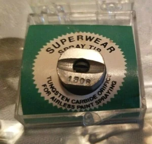 Super Wear Tungsten Carbide Orifice (#1308 Spray Tip) For Airless Paint Spraying - Picture 1 of 2